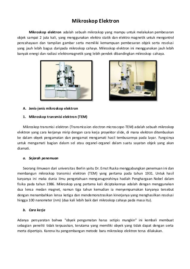 cara menggunakan mikroskop cahaya dan stereo pdf