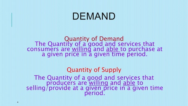 Market Equilibrium (Demand and Supply) | PPT