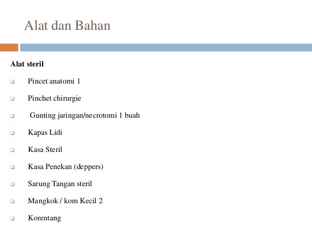 Luka Kotor Dan Bakar Mikroteaching