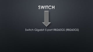 Switch Gigabit 5 port RB260GS (RB260GS)

 