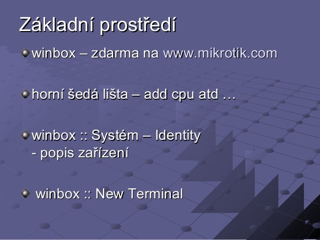 mikrotik os