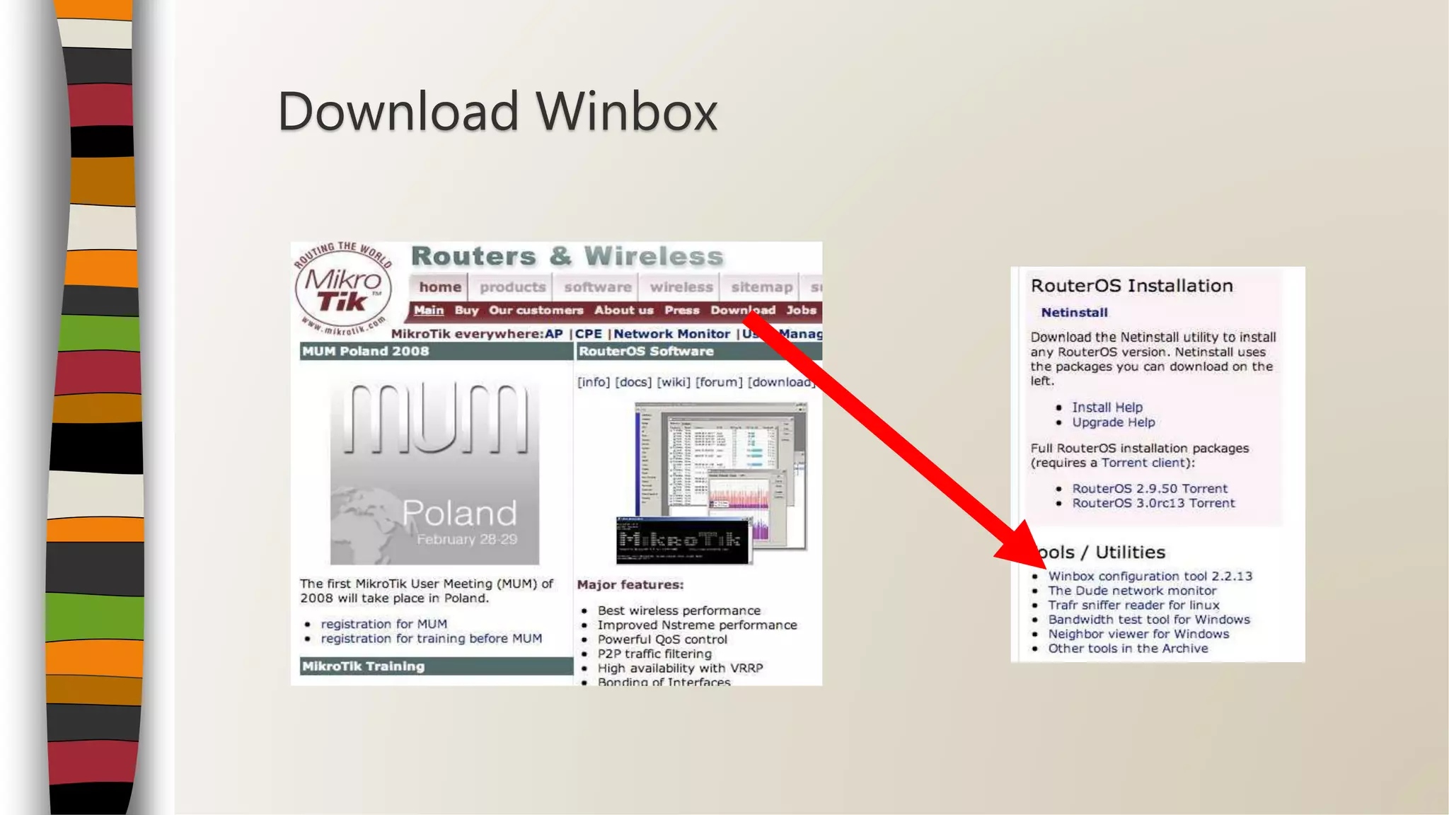 Download Winbox
 