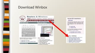 Download Winbox
 