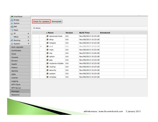 Step By Step Upgrade Versi Mikrotik Menggunakan Tool Fetch