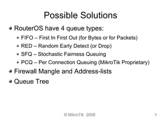 Mikrotik router os qos best practice | PDF