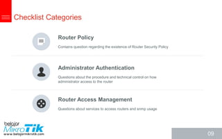 G Router System Update Checklist