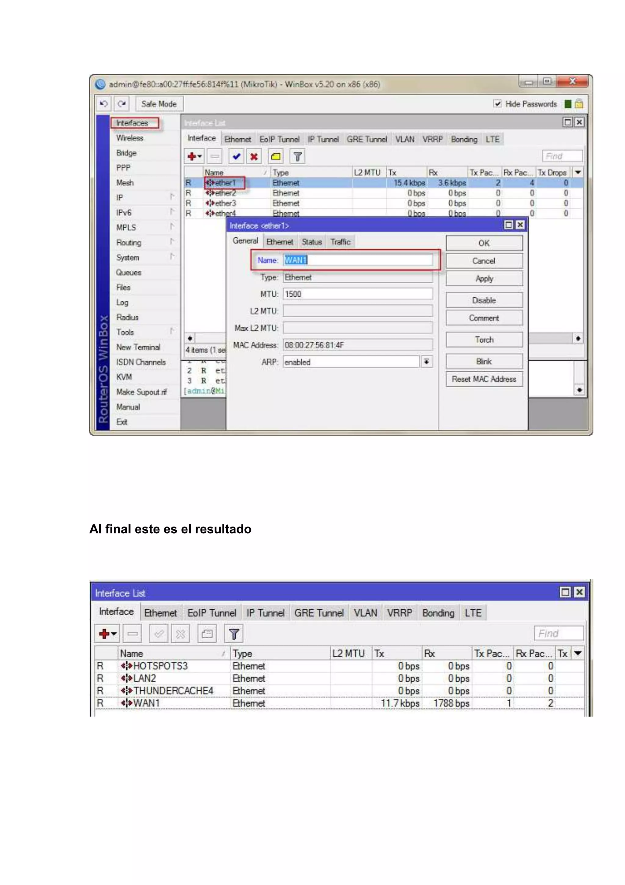 Al final este es el resultado

 