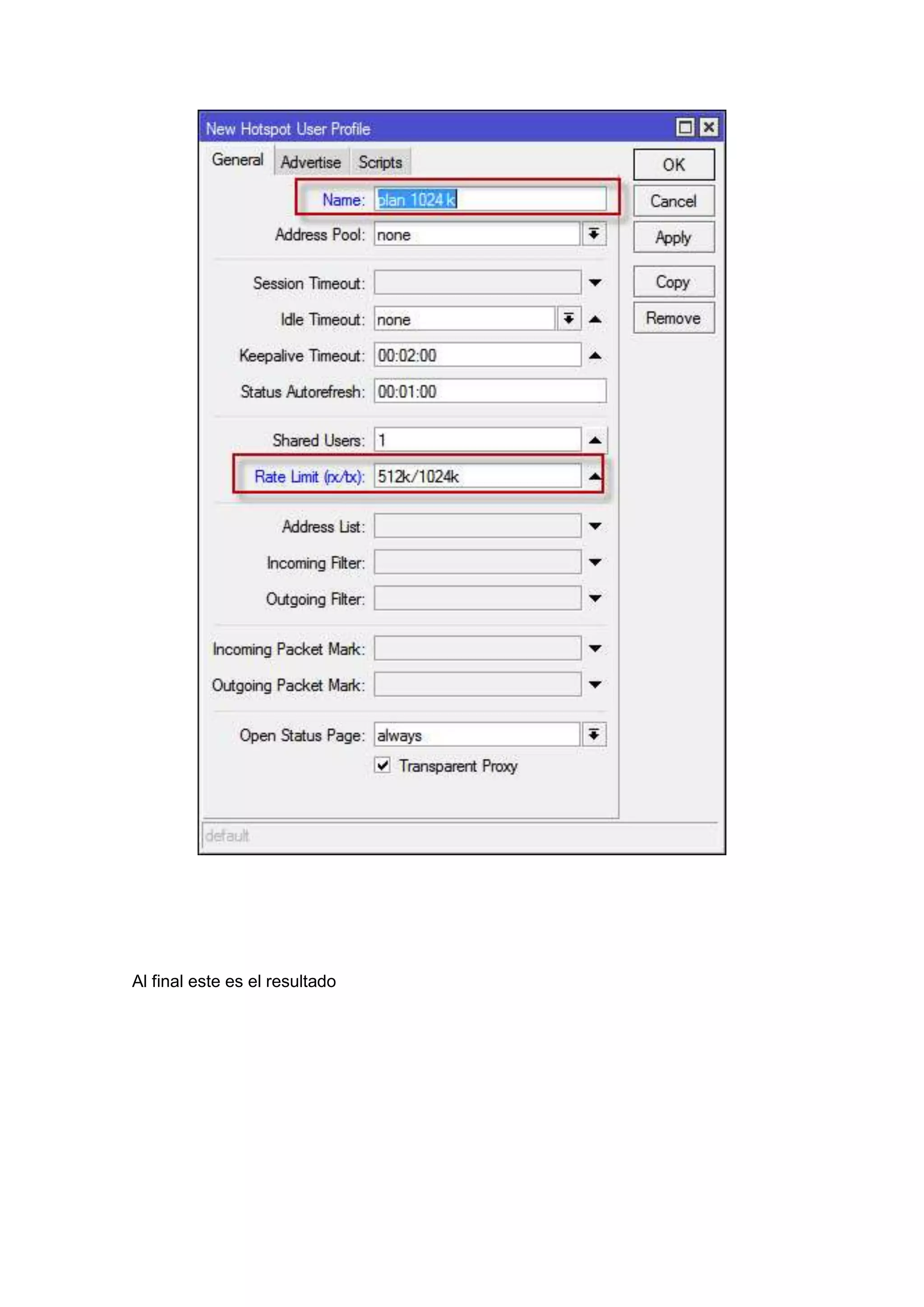 Al final este es el resultado

 