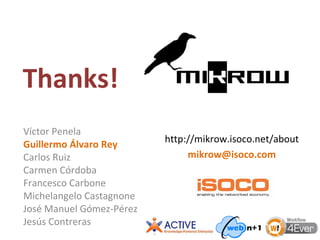 miKrow presentation at ESWC2011