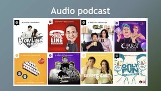 Audio podcast
 
