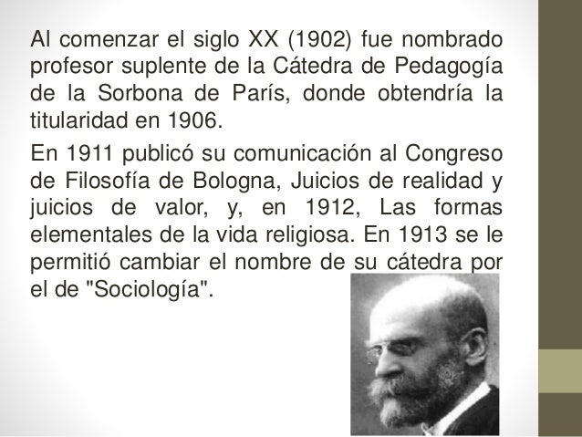 Emilio Durkheim