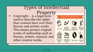 Copyrightable Items Media and Information Literacy - Lesson 8.pptx