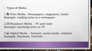 Examples Of Media Comprehensive Guide to Types of Media and Media Convergence | PPTX