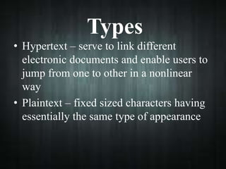 Text and information media | PPTX
