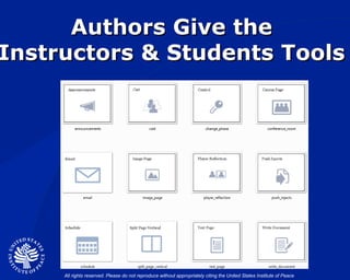 Authors Give the  Instructors & Students Tools  