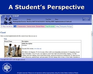 A Student’s Perspective 