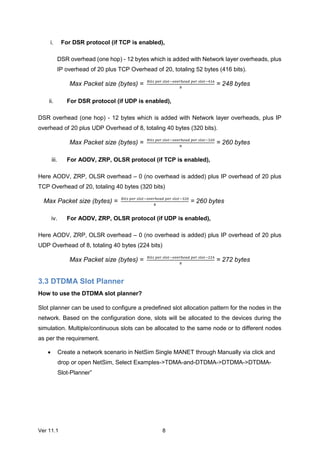 NetSim Technology Library- Military radio-tdma-and-dtdma | PDF