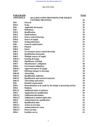 Mil std-100 g | PDF