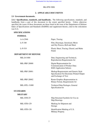 Mil std-100 g | PDF