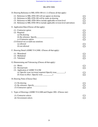Mil std-100 g | PDF