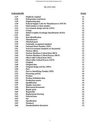 Mil std-100 g | PDF