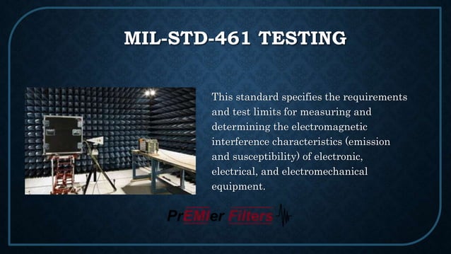 MIL STD 461 EMI Filters PPT mil-std-461-emi-filters-ppt