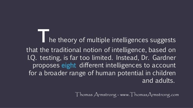 Multiple intelligence test for adult