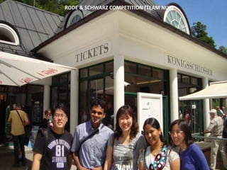 RODE & SCHWARZ COMPETITION (TEAM NUS)
 