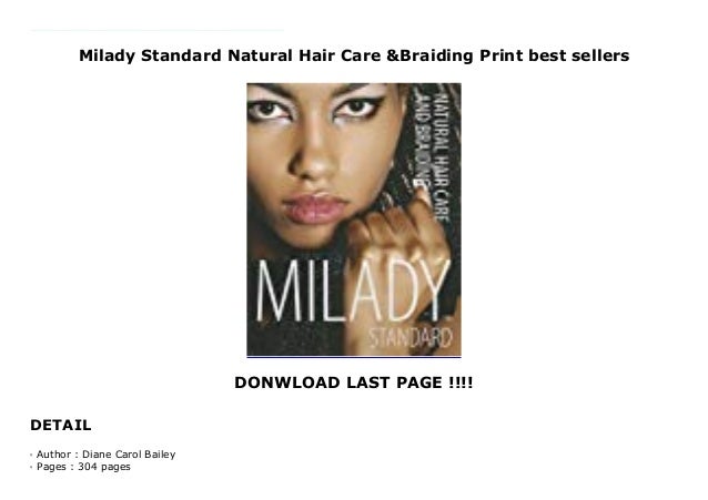 Milady Standard Natural Hair Care Braiding Print Best Sellers