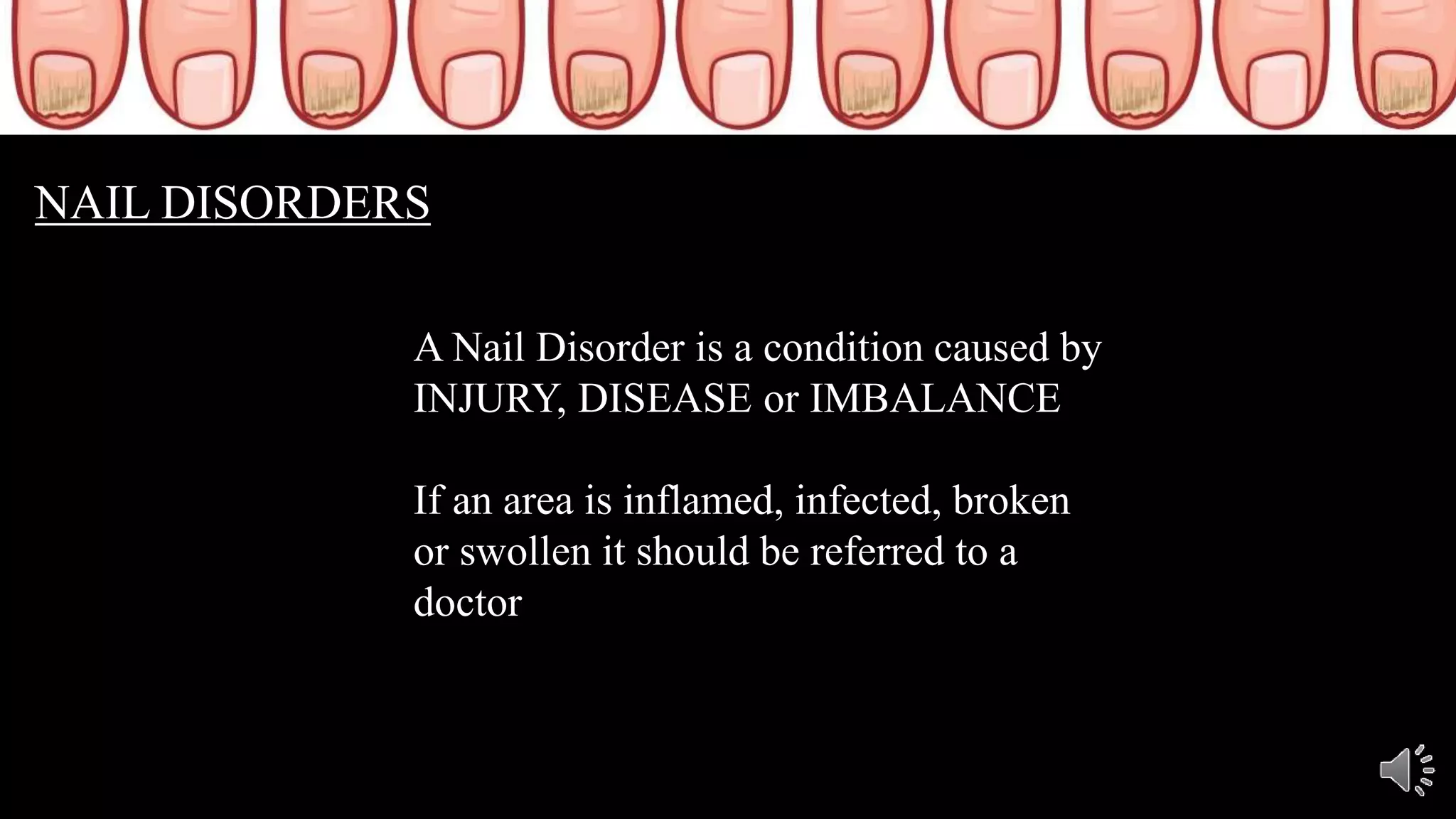 Milady nail disease and disorder Lecture | PPTX