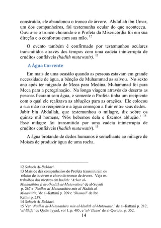 Os Milagres do profeta Muhammad ﷺ | PDF