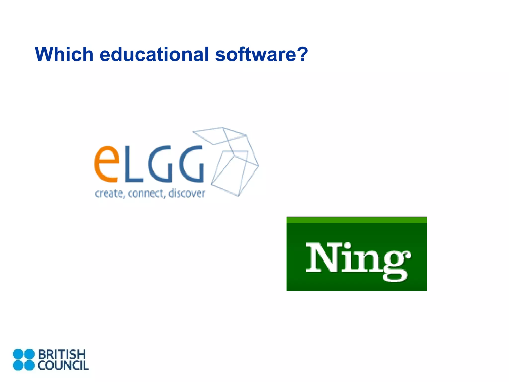 Which educational software? 