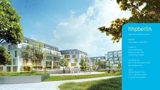 Next Generation Fire Engineering
hhpberlin
Ingenieure für Brandschutz GmbH
Hauptsitz
Rotherstraße 19 · 10245 Berlin
Amtsgericht
Berlin-Charlottenburg
Register-Nr.: HRB 78 927
Ust-ID Nr: DE217656065
Geschäftsführung:
Dipl.-Inf. BW [VWA] Stefan Truthän
Dipl.-Ing. Karsten Foth
Beirat:
Dipl.-Ing. Margot Ehrlicher
Prof. Dr.-Ing. Dietmar Hosser
Dr.-Ing. Karl-Heinz Schubert
 