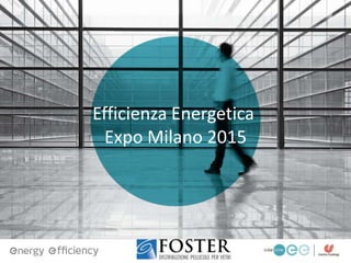 Efficienza Energetica
Expo Milano 2015

 