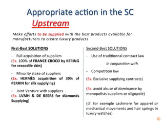 Luxury Supply Chain Competition Law