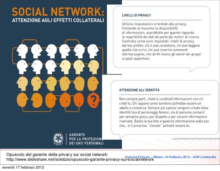 Sicurezza In Rete Ed Uso Consapevole Dei Social Network