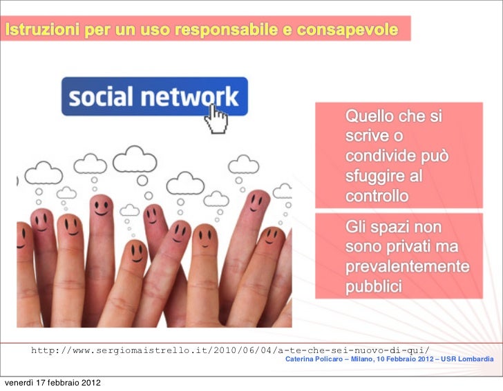 Sicurezza In Rete Ed Uso Consapevole Dei Social Network