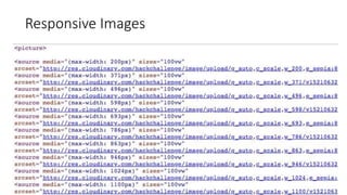 Responsive Images
 
