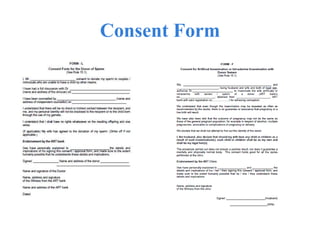 Consent Form
 
