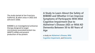 Biib080 Structure Mild cognitive impairment 11 march 2024.ppsx