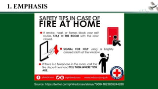 Source: https://twitter.com/philredcross/status/706041623839244288
1. EMPHASIS
 