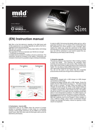 Instruction Manual for Mild Slim