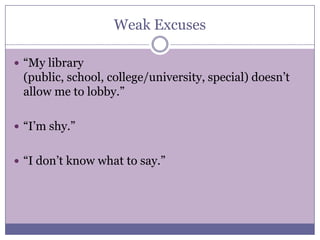 Create scripts and/or “cheat sheets”