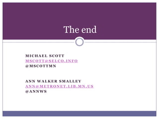 Weak Excuses“My library (public, school, college/university, special) doesn’t allow me to lobby.”“I’m shy.”“I don’t know what to say.”