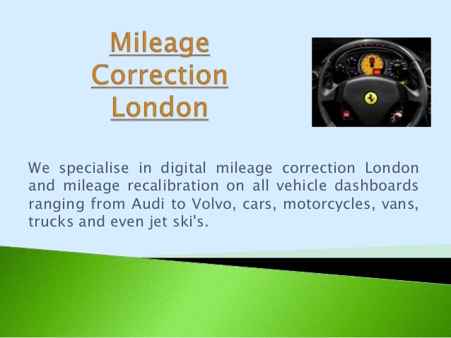 The Mile Man Digital Vehicle Dash Mileage Correction In Scotland