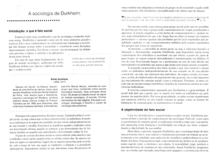 éMile durkheim   sociologia - introdução à ciência sociedade