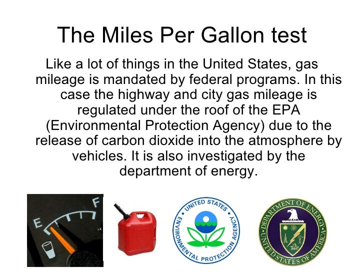 Miles Per Gallon