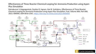 Investigation into Chemical Looping Combustion and Three Reactor ...