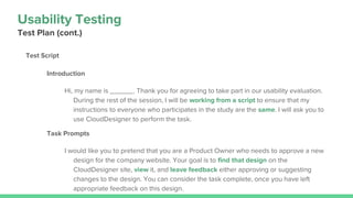 Milestone 6 Pptx Usability Testing Final Prototype Pptx