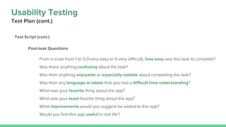 Milestone 6 Pptx Usability Testing Final Prototype Pptx